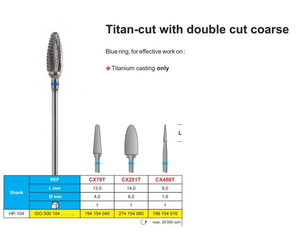 Titan-cut woth double cut coarse Image